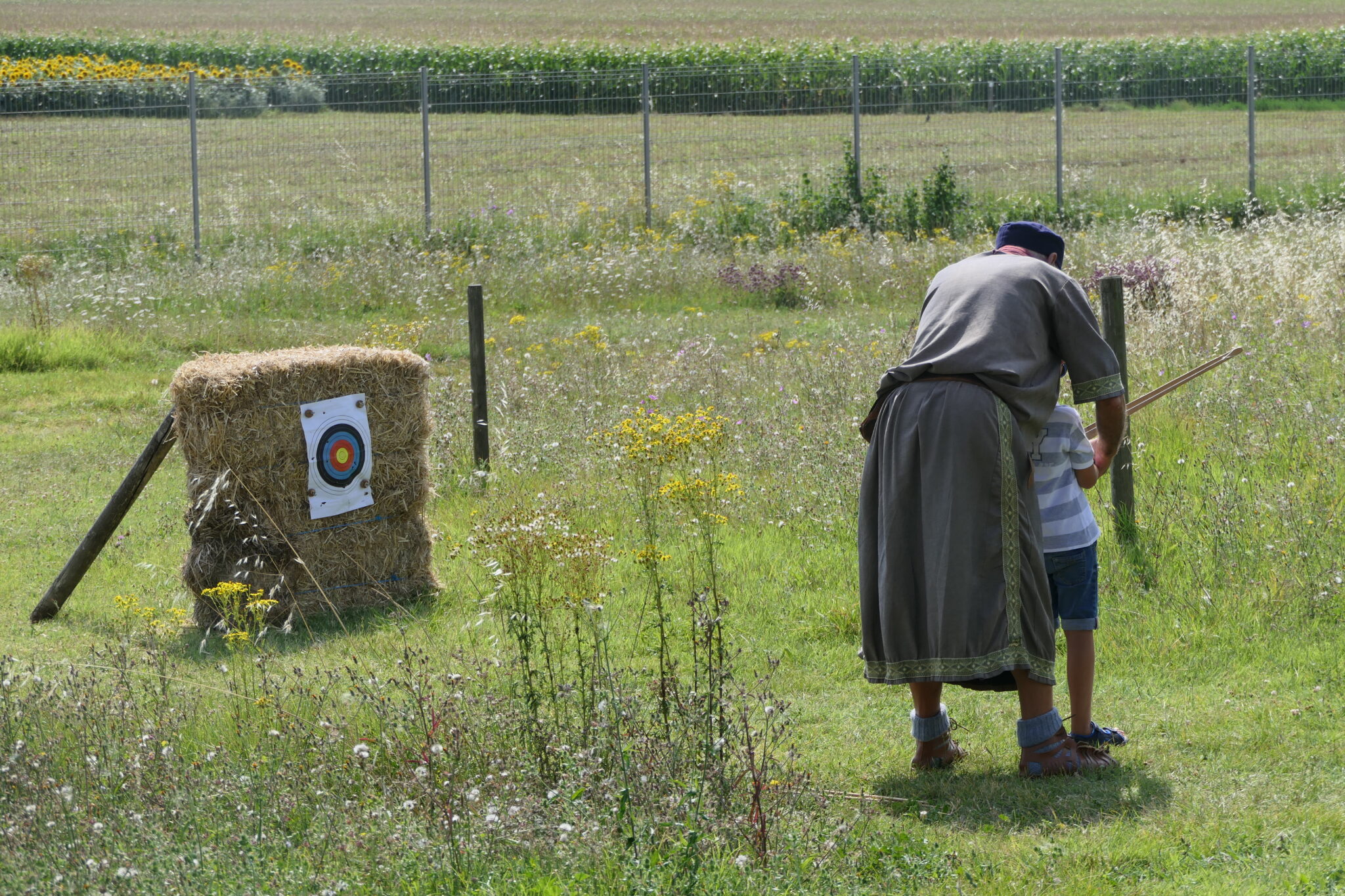 Tir à l'arc avec la légion romaine