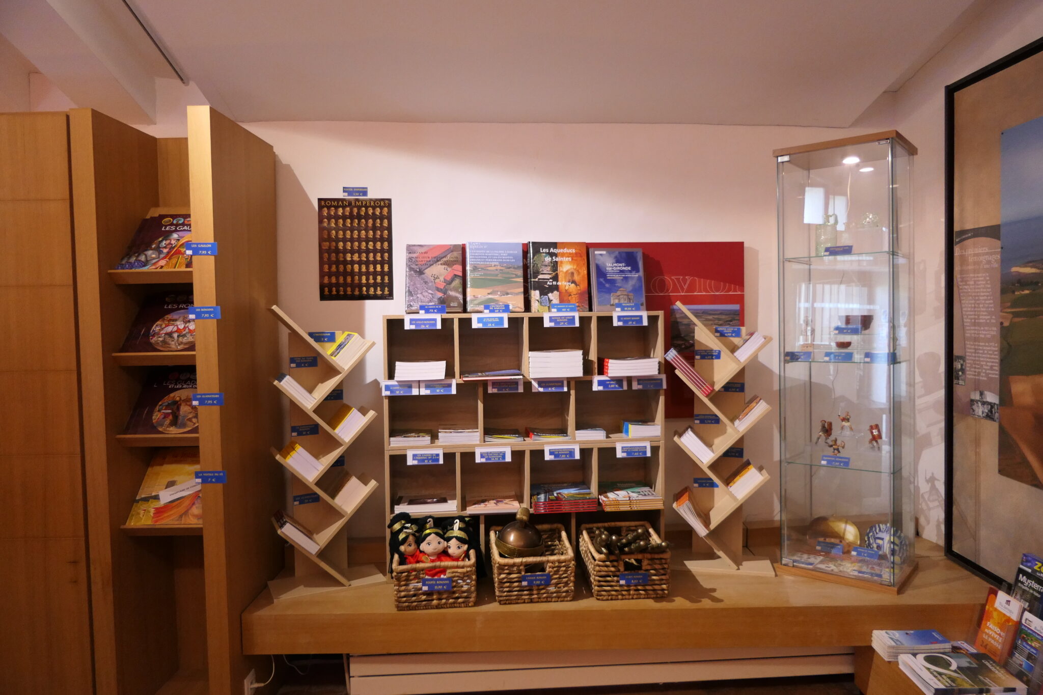 Visuel général de la boutique du musée