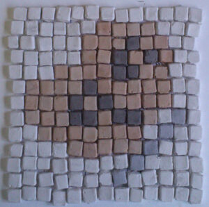 Motif papillon de l'atelier mosaïque