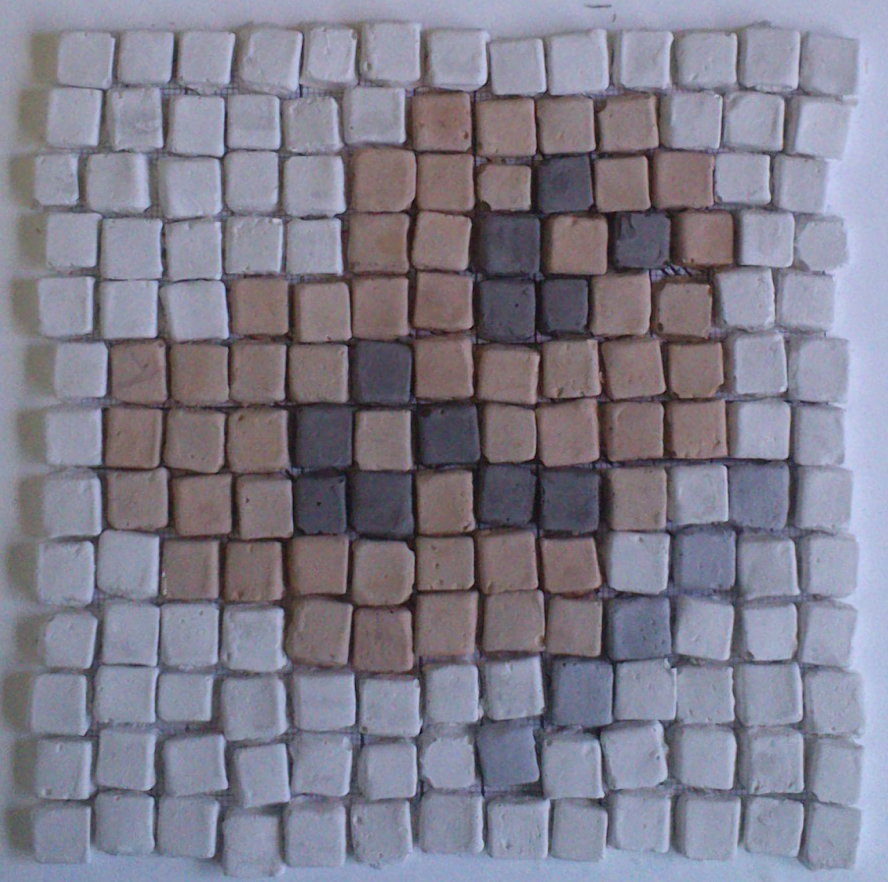 Motif papillon de l'atelier mosaïque